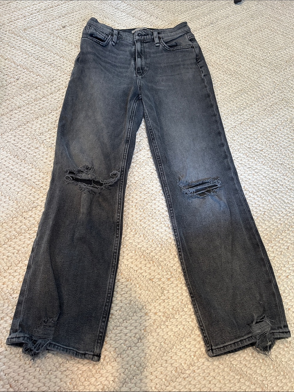 Hudson Jeans Washed Black Slim Fit Denim